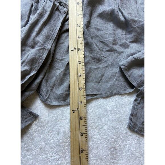 Maurices Gray open knit cardigan with flowy bottom part long sleeve size XXL - Picture 5 of 11